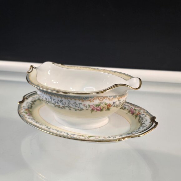 Noritake Woodmere 662 Gravy Sauce Boat - Picture 8 of 10